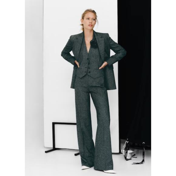 Mango Dresses & Skirts - Mango Marbled Wool Suit SET